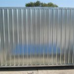Panel ogrodzeniowy pełny z blachy stalowej trapezowej