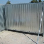 Panel ogrodzeniowy pełny z blachy stalowej trapezowej