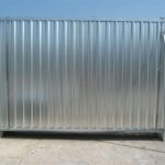 Panel ogrodzeniowy pełny z blachy stalowej trapezowej