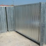 Panel ogrodzeniowy pełny z blachy stalowej trapezowej